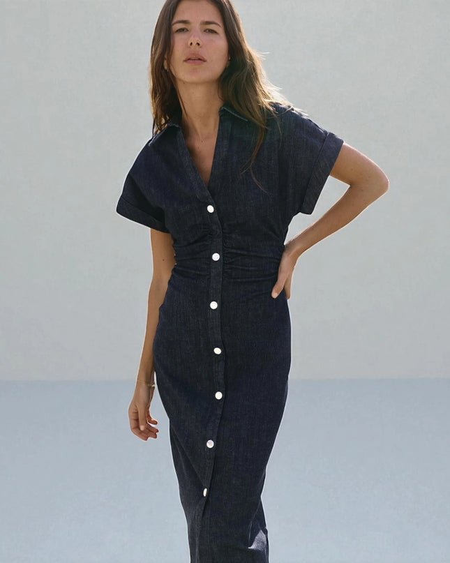 Longue Robe en Jean Femme