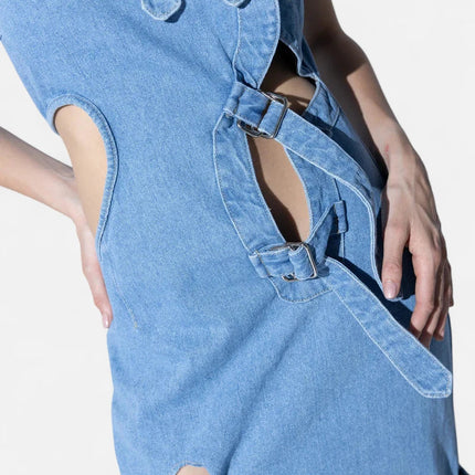 Robe en jean originale