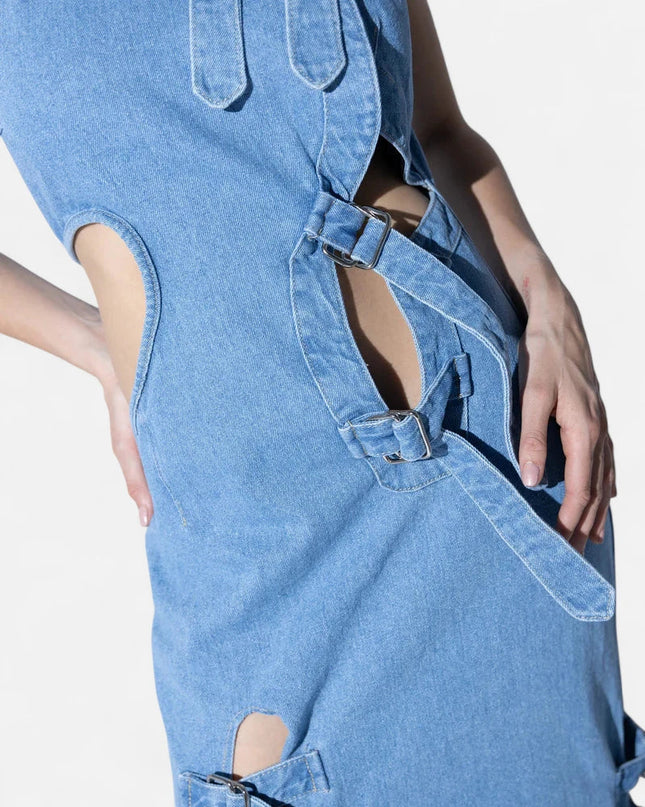 Robe en jean originale