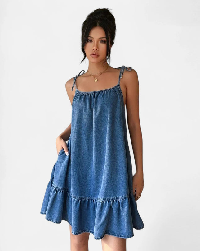 Robe en jean oversize