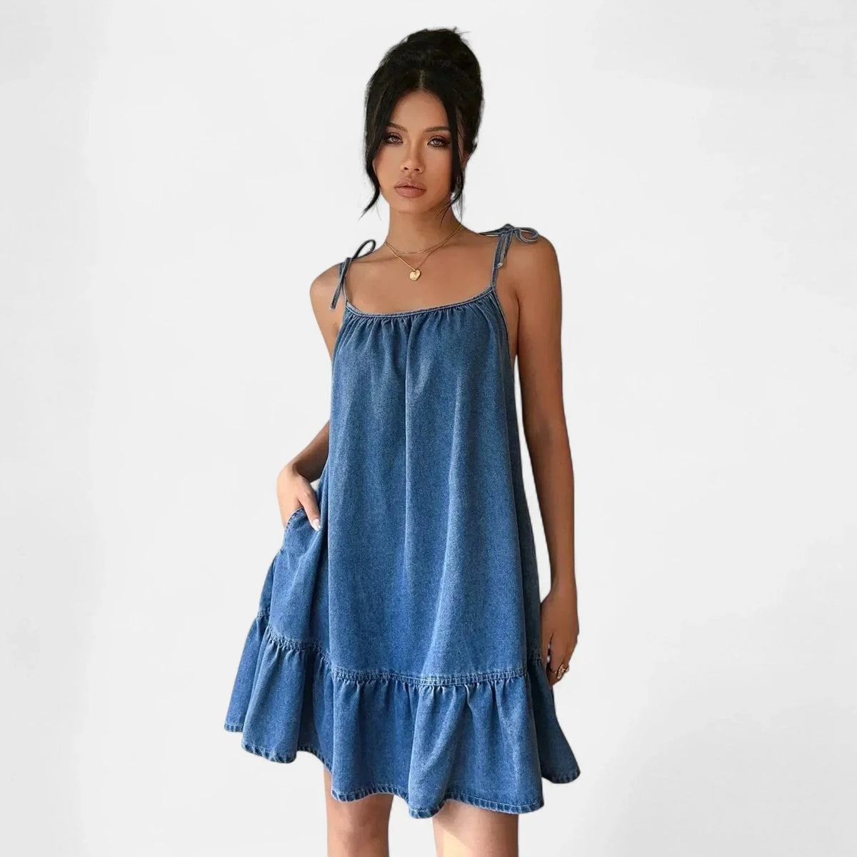 Robe en jean oversize