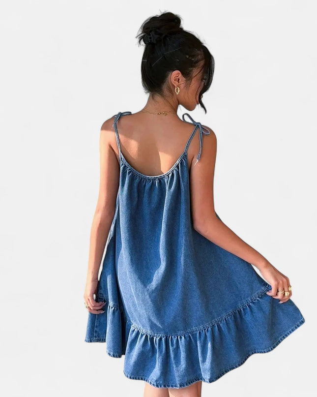 Robe en jean oversize