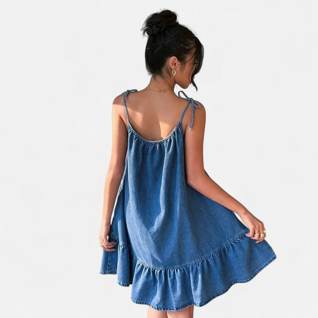 Robe en jean oversize