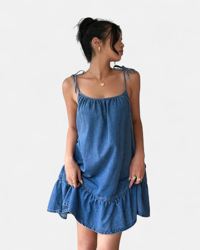 Robe en jean oversize
