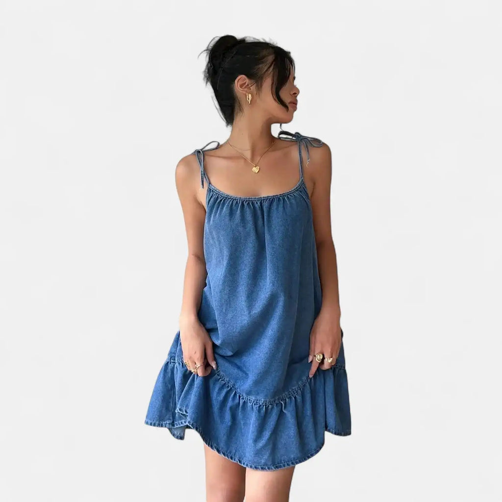 Robe en jean oversize