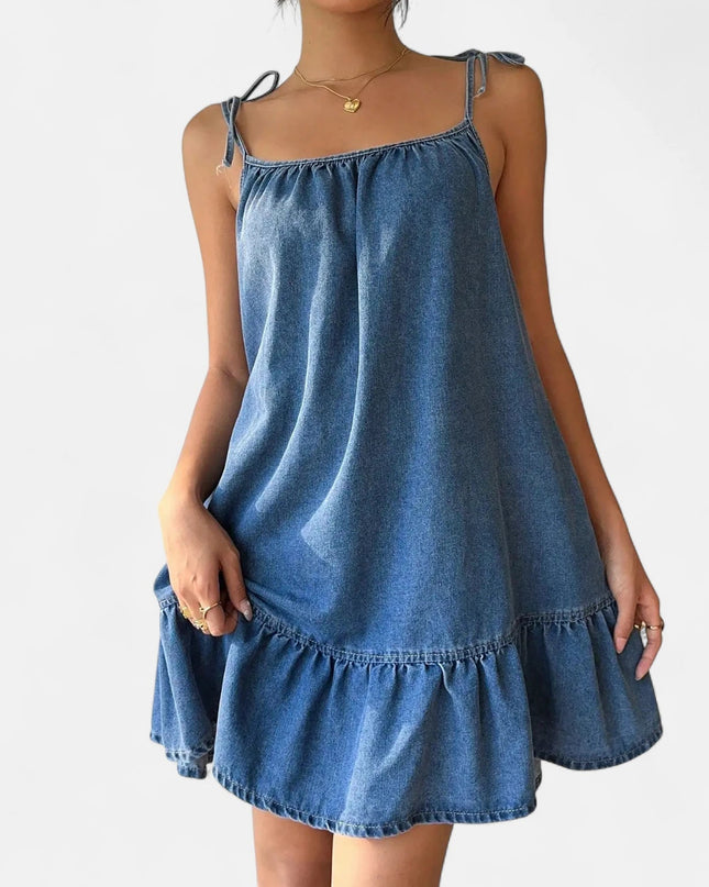 Robe en jean oversize