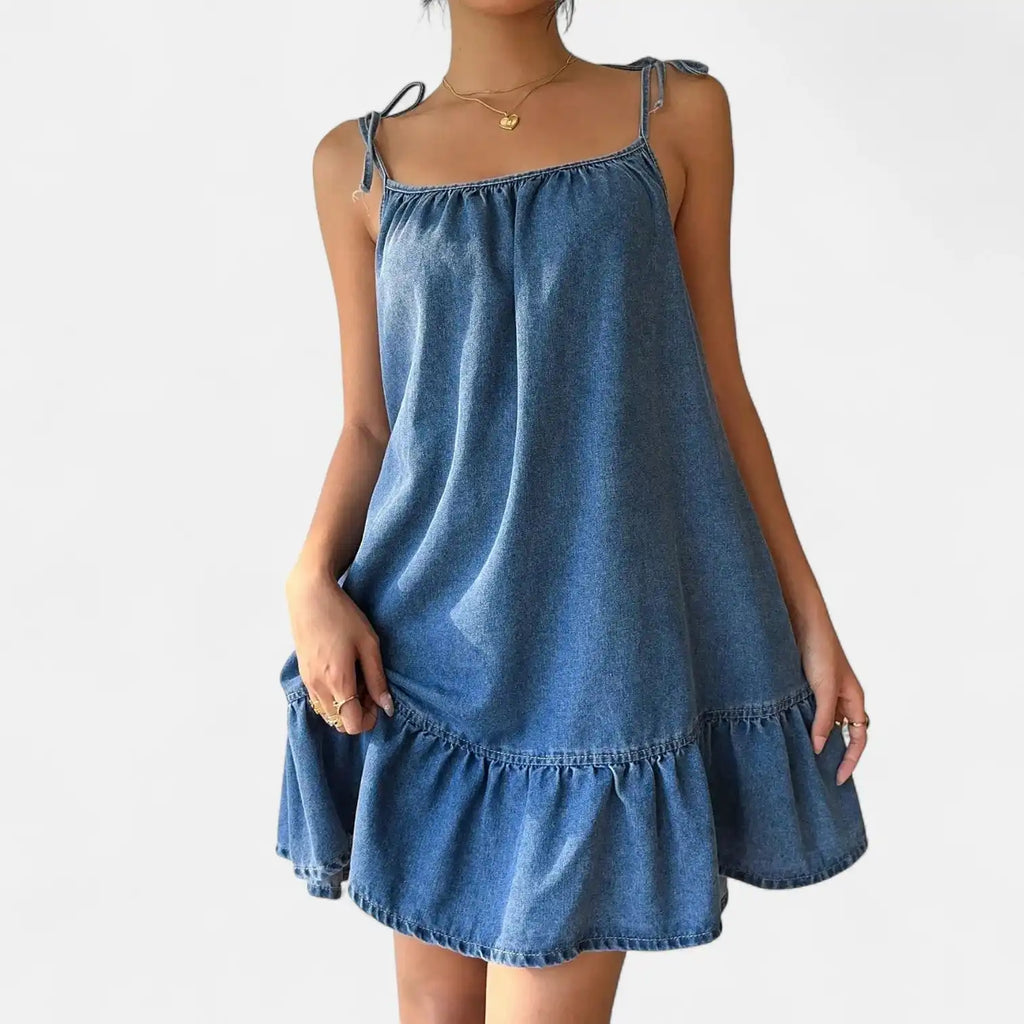 Robe en jean oversize