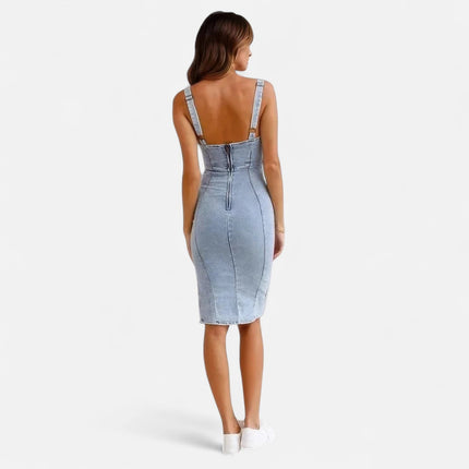 Robe en jean stretch