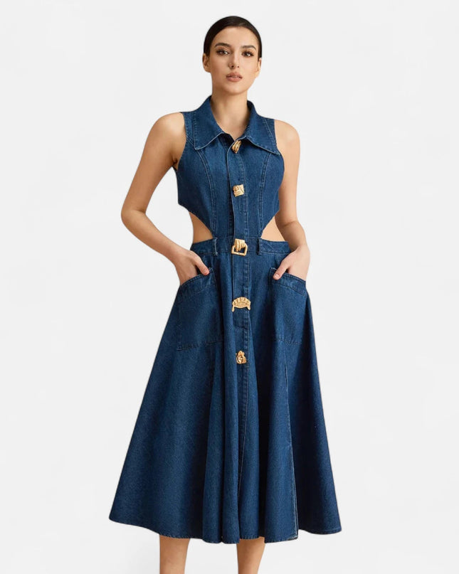 Robe en jean vintage