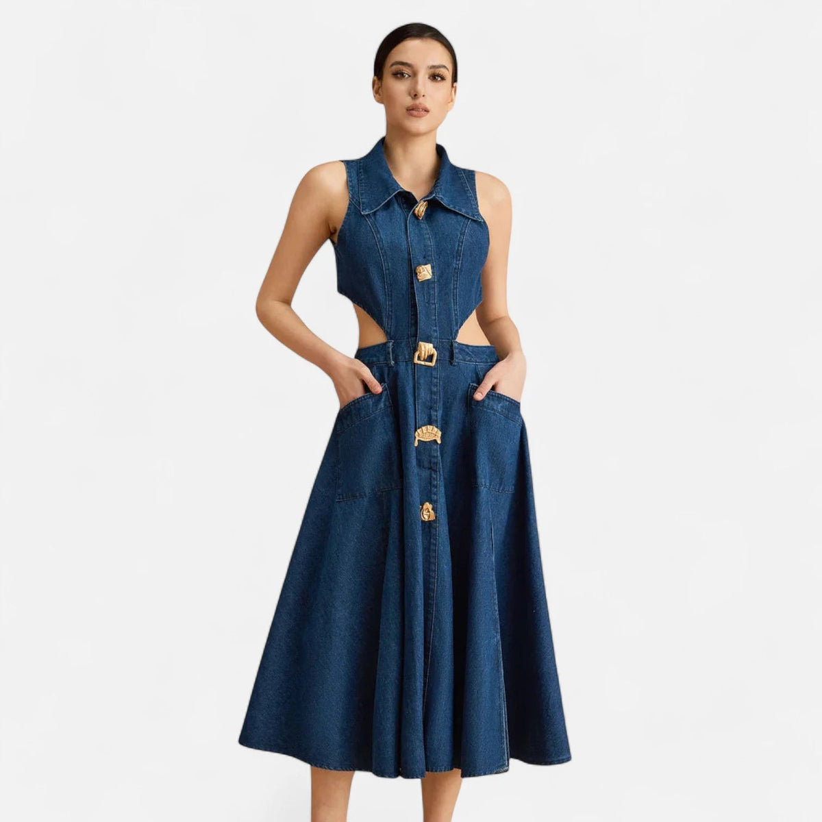 Robe en jean vintage