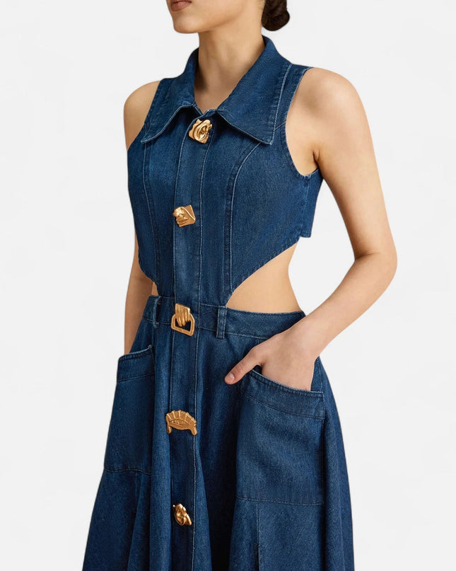 Robe en jean vintage