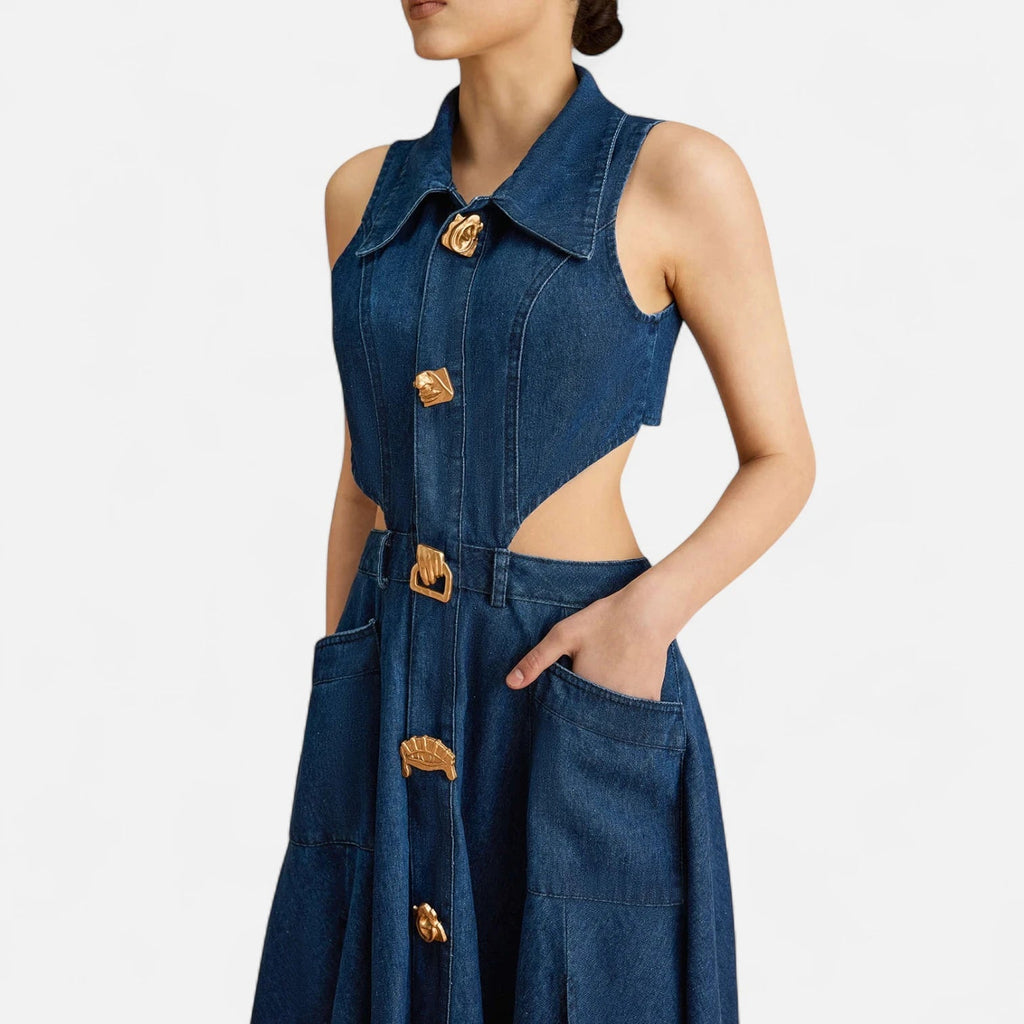 Robe en jean vintage