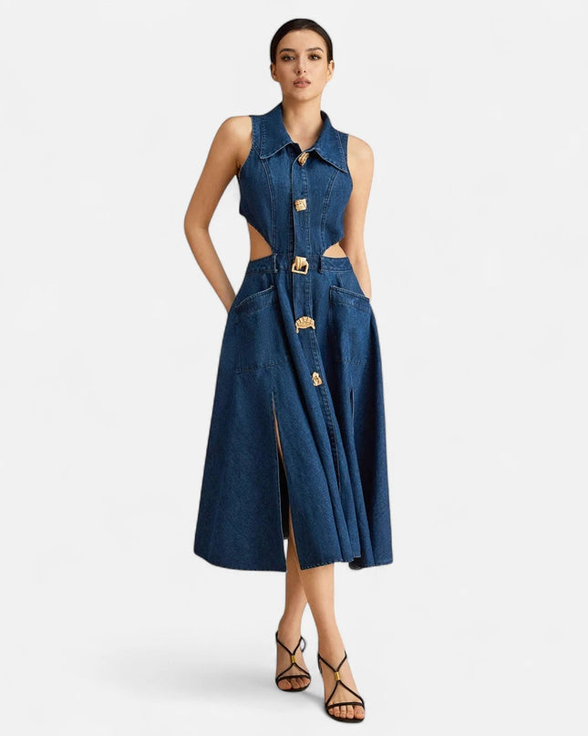 Robe en jean vintage