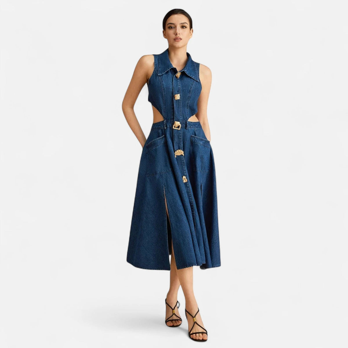 Robe en jean vintage