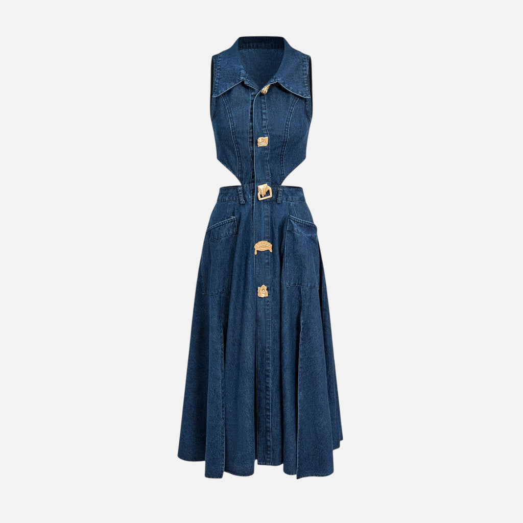Robe en jean vintage