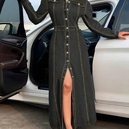Robe Noir en Jean