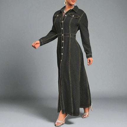 Robe Noir en Jean