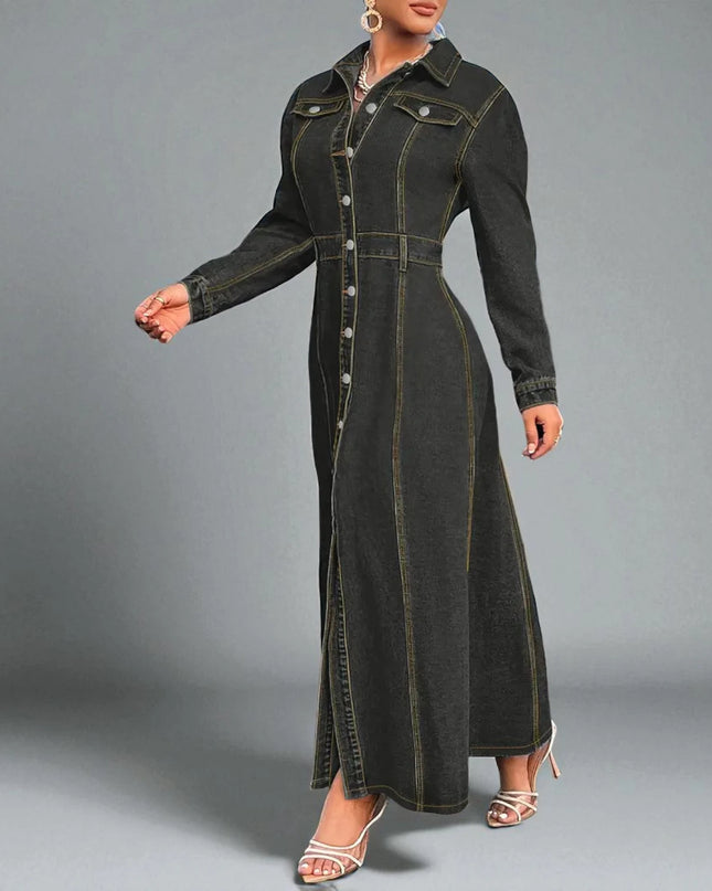 Robe Noir en Jean
