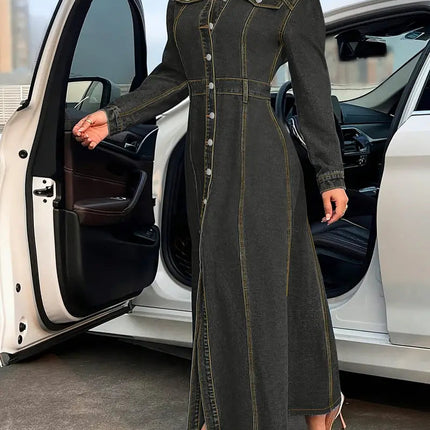 Robe Noir en Jean
