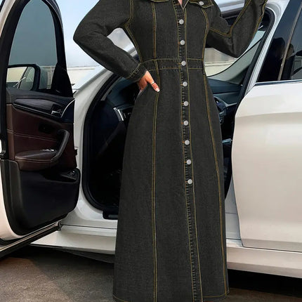 Robe Noir en Jean