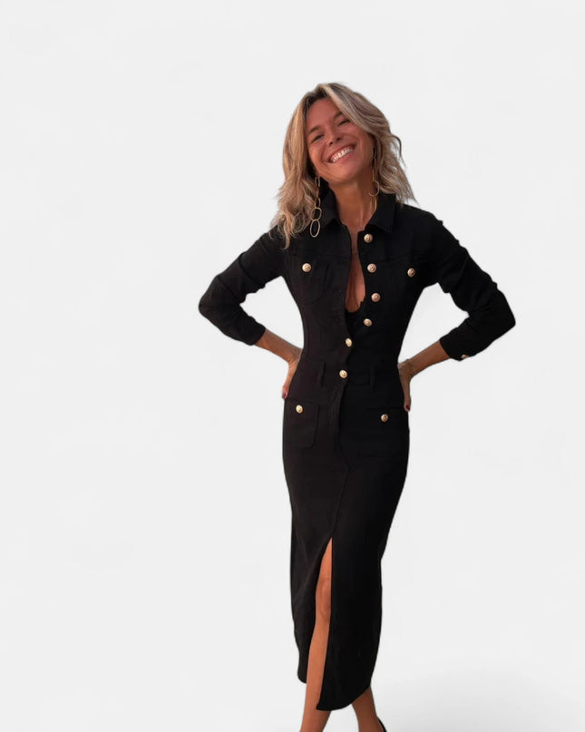 Robe noire habillée