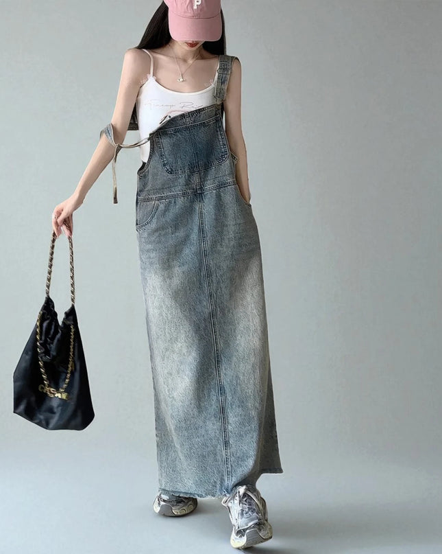 Robe Salopette Jean Longue