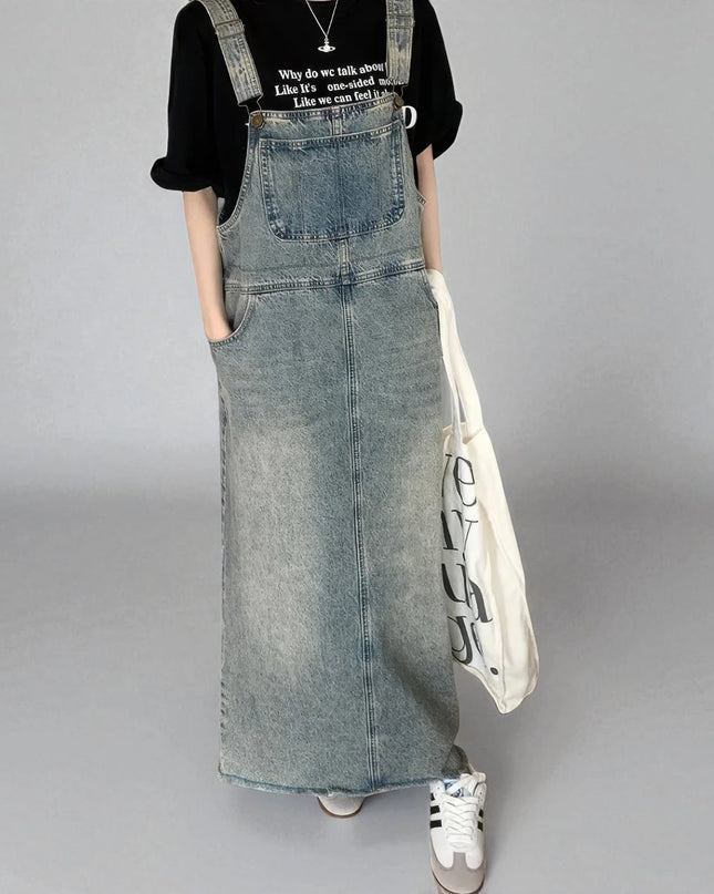 Robe Salopette Jean Longue