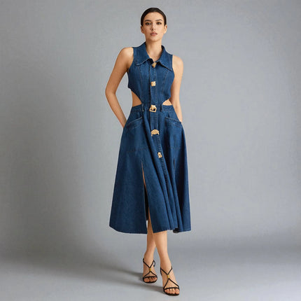 Robe en jean vintage