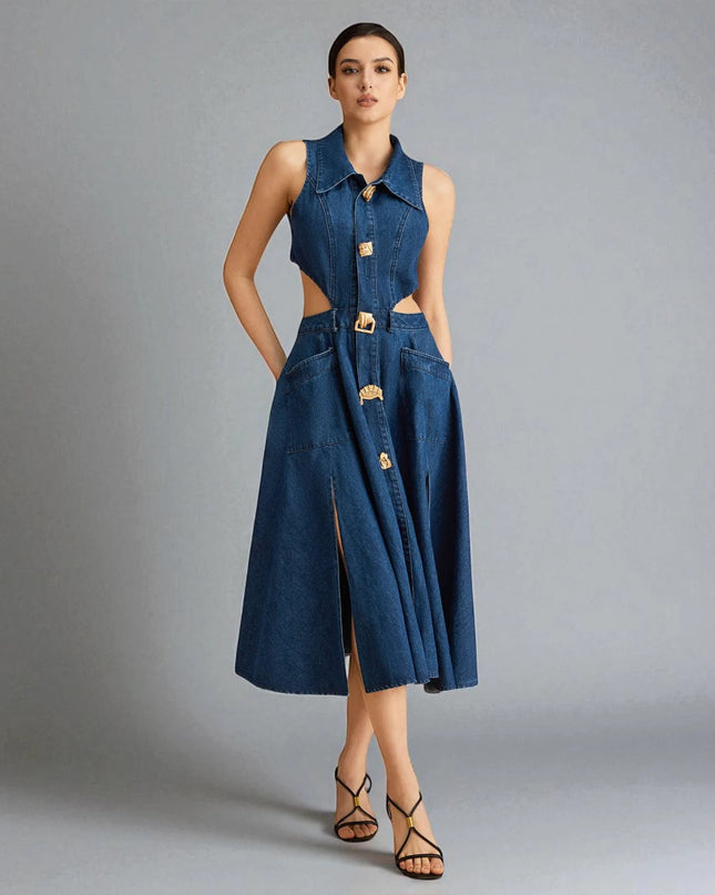 Robe en jean vintage