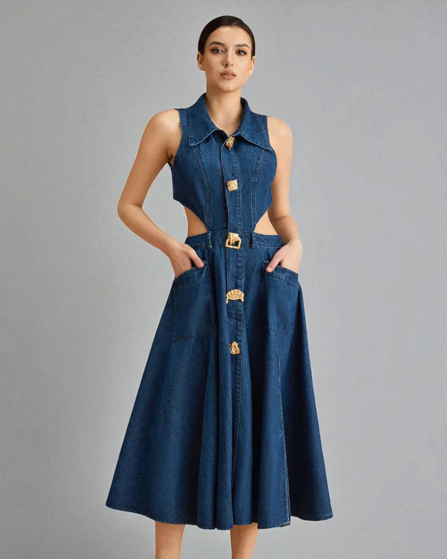 Robe en jean vintage