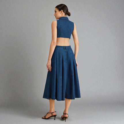 Robe en jean vintage