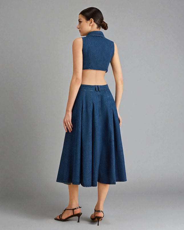Robe en jean vintage