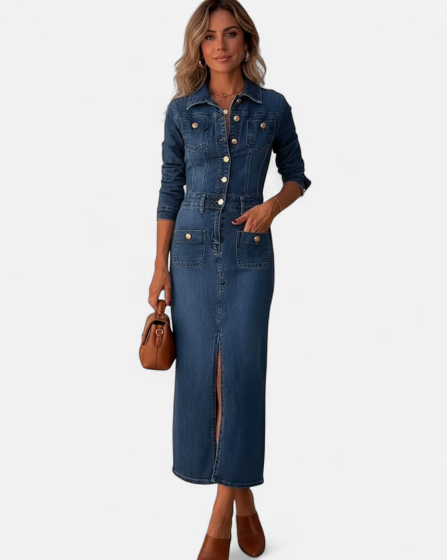 Robe en jean automne