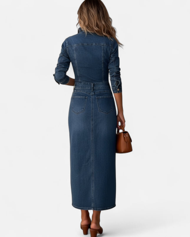 Robe en jean automne