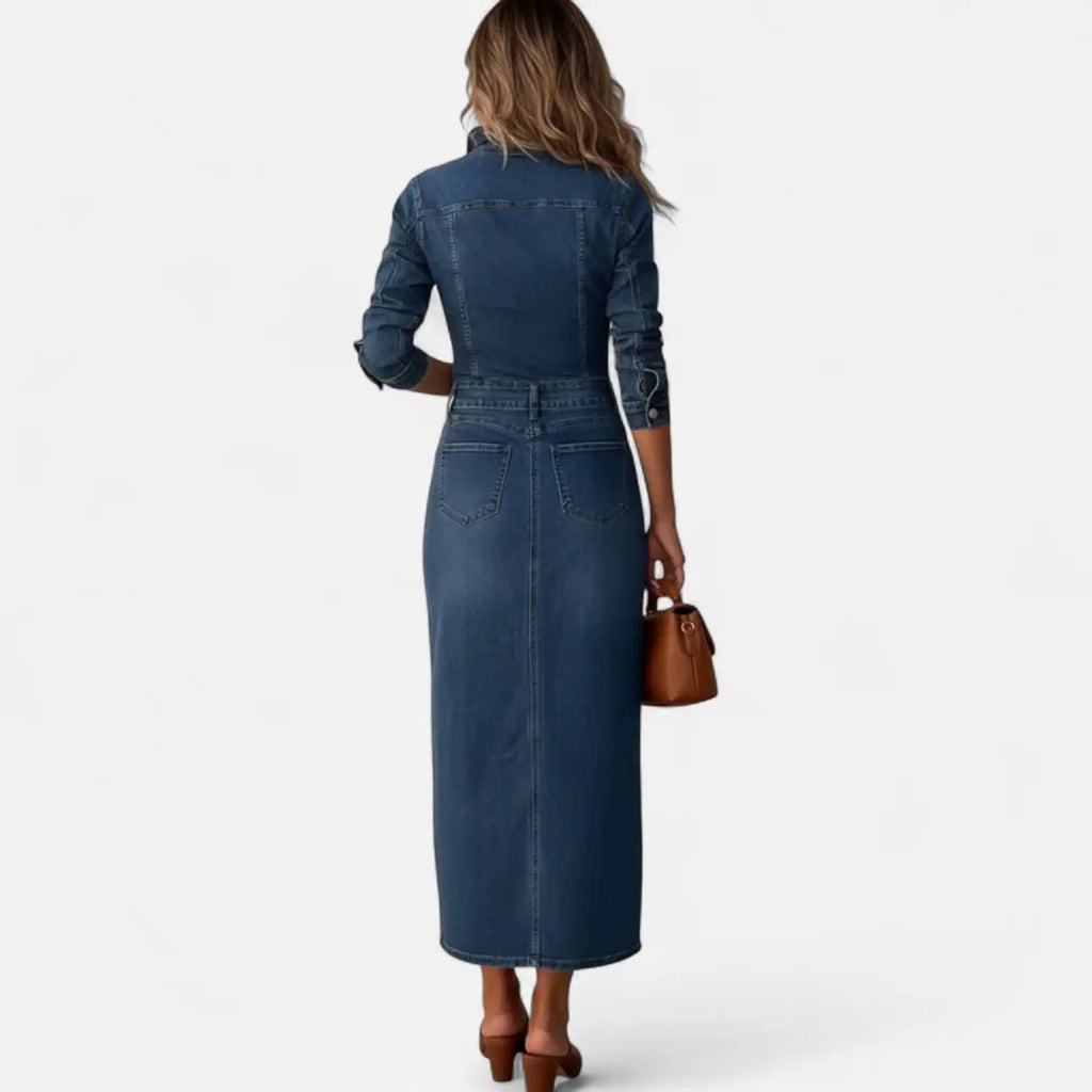 Robe en jean automne