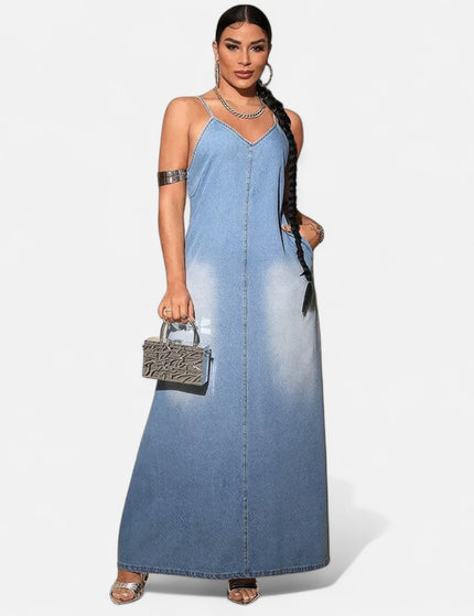 robe en jean longue grande taille
