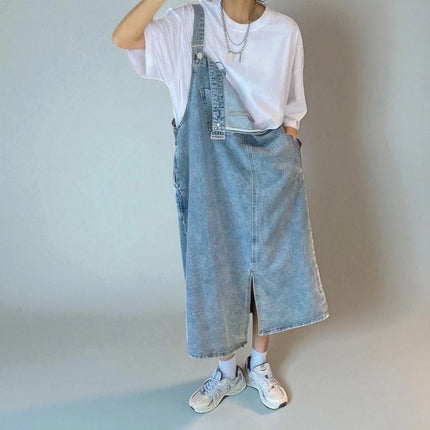 Salopette robe en jean